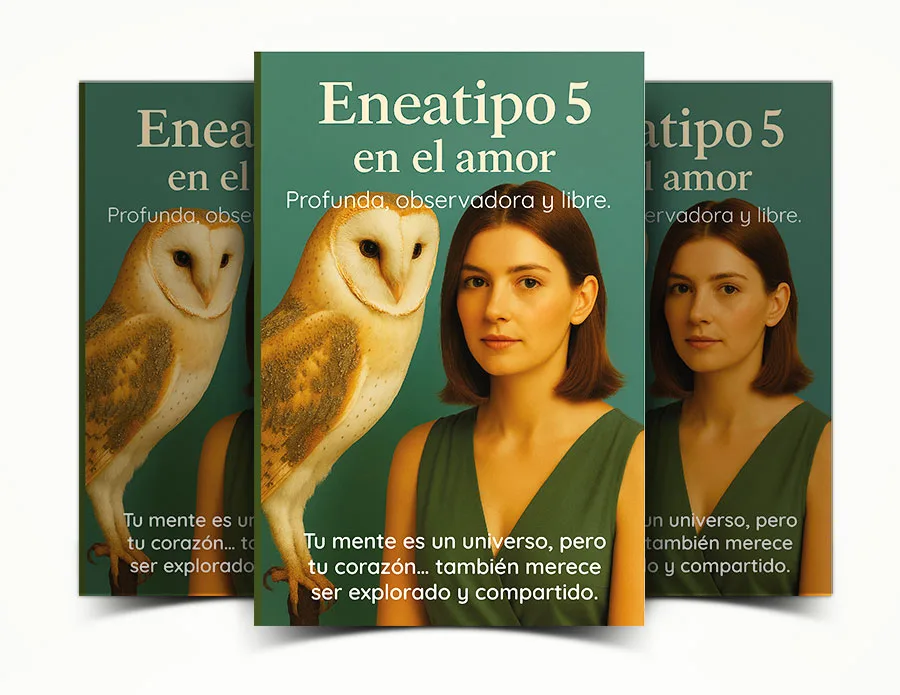 Mini guía práctica para comprender tu manera de amar como Eneatipo 5. Aprende a confiar y compartir tu mundo interior.